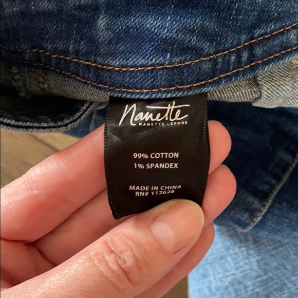 Nanette Lepore Denim Pencil Skirt - Picture 8 of 12